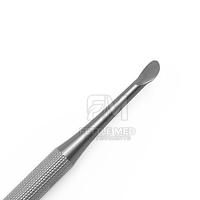 Pousse-cuticules double tête en acier inoxydable, nettoyeur d'ongles professionnel, personnalisable pour salon de beauté, soin des ongles, marque privée
