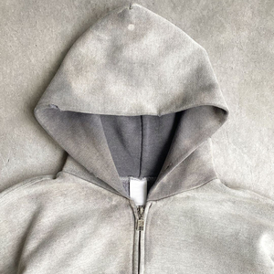 Sudadera con Capucha de Primera Calidad de Moda 2025, 100% Algodón, Diseño a Cuadros, Cierre de Cremallera, Logotipo Bordado, Sudadera con Capucha de Lujo Unisex para Hombre - Product Image 2