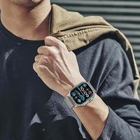 Boucle en maille de titane milanais chaude avec boucle de style parachute pour bracelets de montre Apple IWatch Ultra 2 Series 10 9 8 7 6 SE 5 4 3