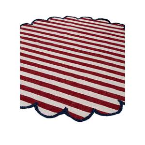 พรมขนสัตว์ทอมือลายทางอัลฮัมบรา ไอวอรี่ แฟลตวีฟส์ ลายคิลิม สำหรับบ้าน ห้องโถง ห้องนั่งเล่น หรือห้องนอน-รุ่น ADWL-13197 - Product Image 2