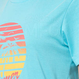 T-shirts à manches courtes à la mode à séchage rapide respirants 100% coton de haute qualité pour femmes à vendre - Product Image 6