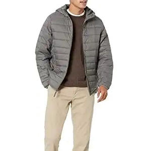 Veste en duvet personnalisé grande taille de haute qualité pour hommes Parka d'hiver avec col montant Manteau de neige coupe-vent formel Tissu en toile - Product Image 2