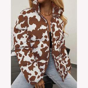 Quick Dry Lightweight Winter Warm Puffer <b>Jacket</b> for Women Casual Wear Bubble Coat with Custom Logo Plain Dyed Woven Fabric - Product Image 5