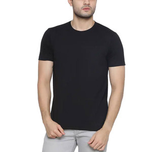 T-shirt pour homme en coton 100% respirant et à séchage rapide, couleur unie, décontracté et sportif, avec service de conception personnalisée OEM - Product Image 3
