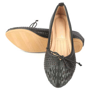 Women's Fancy <b>Pumps</b> (7061-19) - <b>Black</b> - Product Image 5