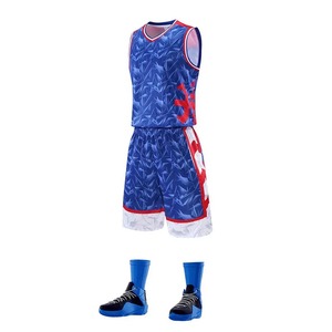 Uniforme de basket-ball d'entraînement pour hommes Nouveau style de conception respirante pour vêtements de basket-ball - Product Image 1