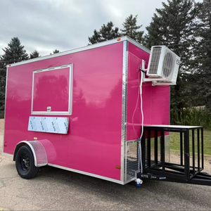 Free Shipping 10ft Mobile <b>Ice</b> <b>Cream</b> Trailer Fully Equipped Frozen Dessert and <b>Soft</b> <b>Serve</b> Vending Cart for Street Food Business - Product Image 4