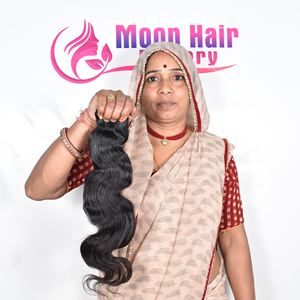Extensions de cheveux humains indiens de haute qualité à double tirage naturel brut à bas prix pour la vague de corps brut directement du fournisseur d'usine - Product Image 4