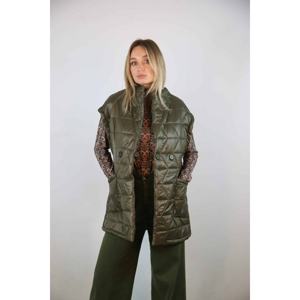 เสื้อกั๊ก & เสื้อกั๊กสีบานเย็นสำหรับผู้หญิงลายชอล์กสไตล์นอร์ดิก - Product Image 4