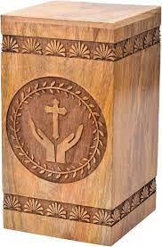 Urnas de cremación de madera hechas a mano modernas al por mayor urnas de entierro funerario decorativas para hombre y mujer a bajo precio - Product Image 1
