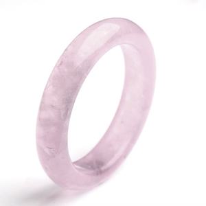 Nuovo arrivo delicato liscio naturale <span class=keywords><strong>quarzo</strong></span> rosa braccialetto <span class=keywords><strong>di</strong></span> cristallo per le donne gioielli regali - Product Image 6