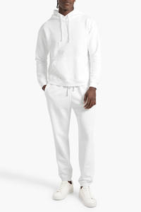 Sweat à capuche blanc éclatant avec logo minimaliste Pull unisexe pour un confort décontracté Style Streetwear et un attrait de la mode au quotidien - Product Image 3