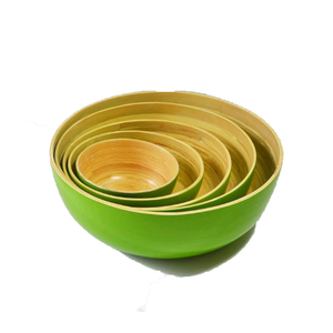 Bol à collation en bambou fait à la main finition lisse écologique et durable pour la cuisine, la salle à manger ou les cadeaux-Bol en bambou de haute qualité - Product Image 5