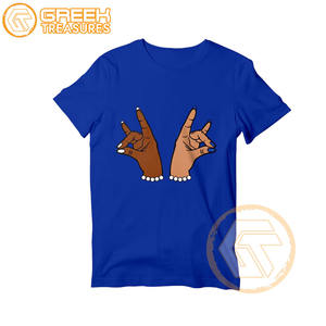 Haut coton XL T-Shirt personnalisé Zeta Phi Beta sororité vêtements haute technologie plaine décontracté femmes fraternité tenues en gros - Product Image 5