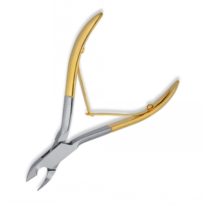 Cortadora de cutículas de manicura de doble resorte de diseño personalizado con mango para dedos - Product Image 2