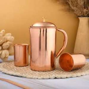 Wholesale Exclusive Quality <b>Copper</b> <b>Jug</b> with Handmade Finish & Smooth Surface Suitable for Home Use Restaurant and Gift Purpose - Product Image 1