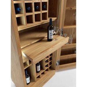 Gabinete de cocina alto Madera de teca Aspecto natural Gabinete de Bar de alta calidad para cafetería Restaurante Muebles de Bar de cocina - Product Image 6