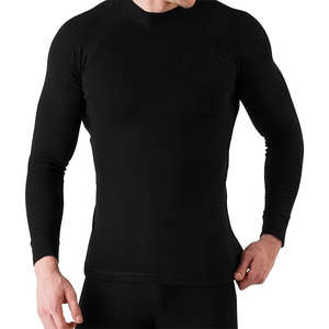 Rash Guard BJJ Compression Baselayer Top Hombres Quick Cool Dry Wetsuit Chaleco de natación para MMA Training Sparring Running Ciclismo - Product Image 1