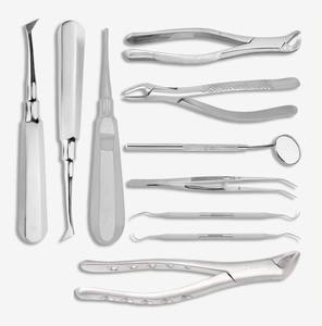 Forceps et Élévateurs Dentaires Manuels en Acier Inoxydable Outils Premium pour les Procédures d'Extraction Dentaire et de Racine - Product Image 2