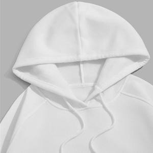 Sweat-shirt à capuche thermique avec imprimé lettre pour homme, surdimensionné, avec poche et cordon de serrage - Product Image 4