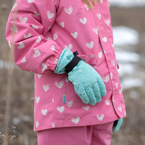 Gants de course unisexes de la mode canadienne Gants de ski isolés d'hiver pour enfants en plein air, neige, randonnée, design imprimé - Product Image 6