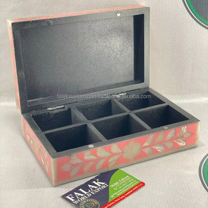 Caja de joyería de sándalo de alta calidad MOP madre perla diseño moderno incrustaciones de hueso pulido decorativo regalo de boda antiguo - Product Image 2