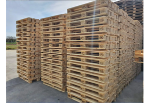 พาเลทอุตสาหกรรมราคาถูก 4 ทางเข้า แบบยุโรป EPAL ขายส่งจำนวนมาก มาตรฐาน EU 1200x800 สำหรับการขนส่ง - Product Image 3