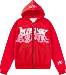 Sudadera con Capucha de Moda Otoño Invierno, Bolsillo Grande, 380g, Gruesa, Holgada, con Capucha, Estampado, para Todo Tipo de Temperamento - Product Image 2