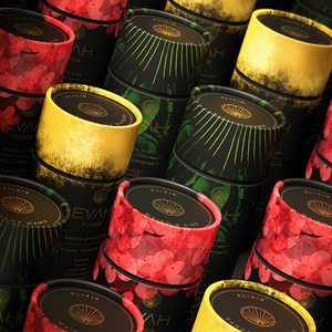 Emballage en carton pour aliments, tubes cylindriques en kraft, capsules de collagène, haute qualité, recyclé, supplément de protéines en poudre, boîtes en papier - Product Image 2