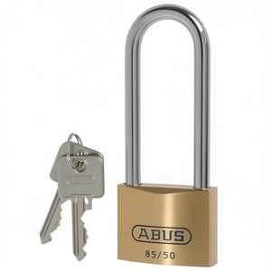 Cerradura de cilindro para bicicleta ABUS 85/50HB80 con cuerpo de latón de 50 mm, llaves diferentes - Product Image 3