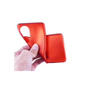 Coque SAFA Premier Netzy pour Huawei Honor 50, antichoc, en silicone rouge, protection arrière, anti-traces de doigts, silicone souple, compatible 5G - Product Image 3