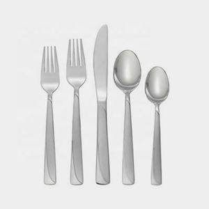 Luxury Stainless Steel Wedding Banquet <b>Gold</b> Plated Cutlery Amazing Modern Long Handle Cutlery Stainless Steel Knife Fork Cutlery - Product Image 2
