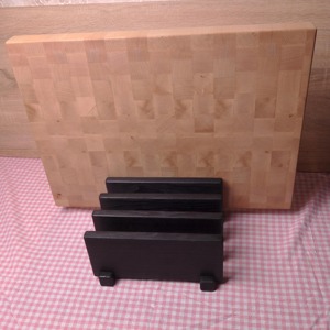 Juego de 4 Tablas de Cortar de Madera Oscura Hechas a Mano, Ideales para Restaurantes, Cafeterías, Ocasiones Especiales y Regalos, Juego de la India - Product Image 5