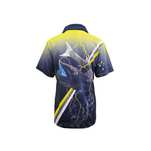 Camisa de pesca Upf50 personalizada de alta calidad y polos de pesca transpirables para hombres de manga corta - Product Image 6