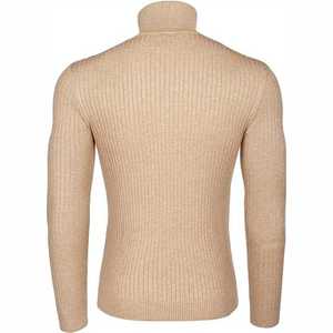 เสื้อสเวตเตอร์ถักแขนยาวสำหรับผู้ชายเสื้อสเวตเตอร์คอกลมออกแบบได้เองพร้อมปักโลโก้เสื้อสเวตเตอร์โพลีเอสเตอร์ - Product Image 2