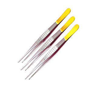 Fórceps Debakey de alta calidad, fórceps vasculares cardiovasculares, fórceps de tejido de acero alemán de Medio oro, pinzas vasculares médicas - Product Image 2