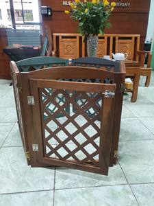 Barrière pour animaux de compagnie en bois moderne à prix avantageux, en bois d'acacia massif, fabriquée au Vietnam, durable, facile à assembler, respectueuse de l'environnement - Product Image 6