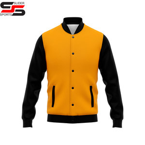 Veste universitaire pour hommes et femmes, veste bomber surdimensionnée, logo personnalisé, style universitaire, mode, baseball, streetwear, vêtements d'extérieur - Product Image 2