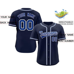 Camiseta Deportiva de Béisbol con Estampado Digital Personalizado, Transpirable, que Absorbe la Humedad, Estilo Uniforme de Béisbol, Camiseta de Béisbol Lisa al por Mayor - Product Image 2