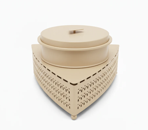 Plat de service moderne en acier inoxydable écologique le plus demandé, réchaud à nourriture, support de réchaud, finition personnalisée - Product Image 4