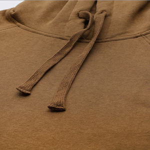 Sweat-shirts à col rond en molleton de polyester/coton pour hommes Respirant Écologique Sweats à capuche surdimensionnés Couleur unie Hiver - Product Image 2