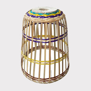 Abat-jour en bambou tissé naturel fait à la main bon pour la décoration intérieure de la maison hôtel Art Style grande suspension utilisation de la salle de jardin - Product Image 6