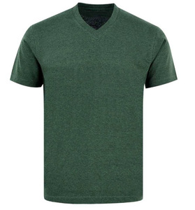 เสื้อยืดคอวีผ้าฝ้าย 100% สำหรับผู้ชายทรงหลวมโอเวอร์ไซส์สำหรับฤดูร้อน - Product Image 3