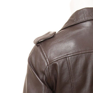 Veste en cuir de vachette personnalisée pour femmes Vestes en cuir de mouton de qualité supérieure pour femmes à un prix raisonnable - Product Image 6