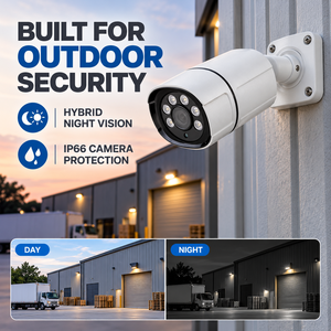 Système de Caméras de Sécurité IP PoE en Gros 4MP 5MP 8MP, Caméras Bullet Extérieures, Kit NVR H265, Vision Nocturne IP66 pour Entrepôt - Product Image 2