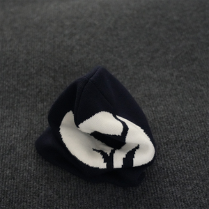 Alta Calidad Diseñador de Invierno de Punto Fabricante Jacquard Logotipo Personalizado Satén Forrado de Punto de Invierno Gorros de Lana - Product Image 6