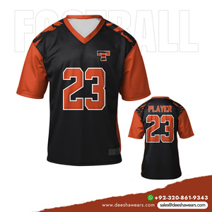 Maillot de football américain de haute qualité pour supporters, respirant, anti-humidité, antibactérien, uniformes d'été pour hommes adultes, tailles plus - Product Image 3
