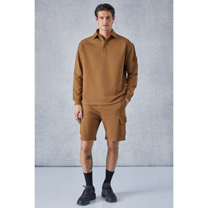Sudadera GRIMELANGE Aatrox para Hombre, Cuello Polo, Cierre de Botones, Manga Larga, Corte Regular, Detalle Bordado - Product Image 5