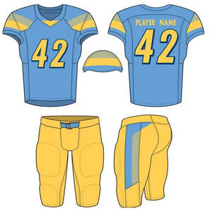 Uniformes de fútbol americano de alta calidad, diseños personalizados, impresión sublimada, conjuntos cortos transpirables que incluyen Tallas grandes - Product Image 4