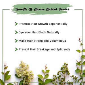 High Quality Herbal Henna Powder for <b>Hair</b> Care Semi-Permanent Green <b>Dye</b> with Long Lasting Feature for Home Use - Product Image 5